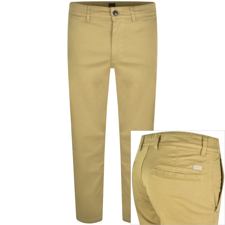 BOSS Regular Fit Chinos Beige | Mainline Menswear United States